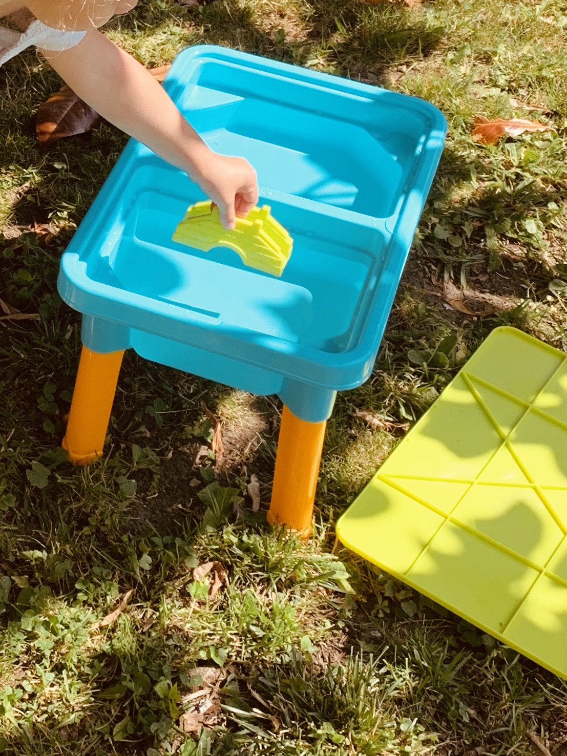Table à eau et à sable pour enfants, table à eau à 2 niveaux, jeux de